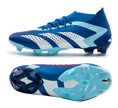 Adidas Men PREDATOR Accuracy.1 FG Cleats Blue Football Soccer GYM Spike GZ0038