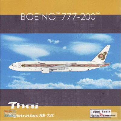 PHX11625 1:400 Phoenix Model Thai Airways Boeing 777-200 Reg #HS-TJC 