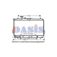 Aks Dasis WasserküHler MotorküHler KüHlrippen GelöTet FüR Hyundai Matrix Fc 1.6