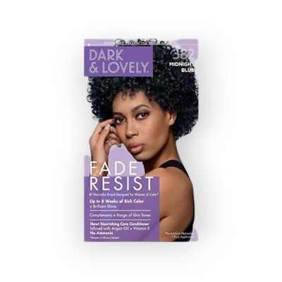 Dark & Lovely Fade Resist Hair Color 382 Midnight Blue