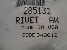 New FSP Whirlpool Washer Rivet 285132 Parts Repair Genuine Replacement