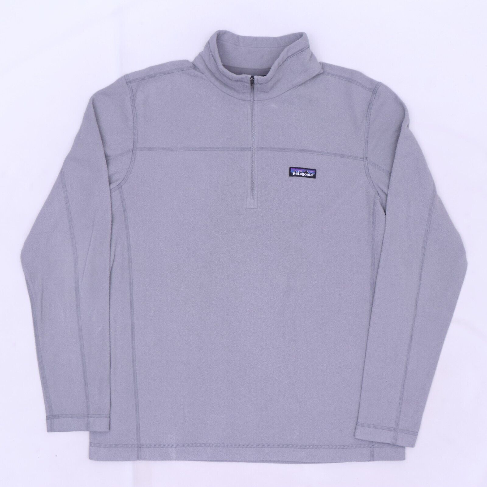 C5164 VTG Patagonia Men's Micro D Fleece 1/4 Zip Pullover Jacket Size L