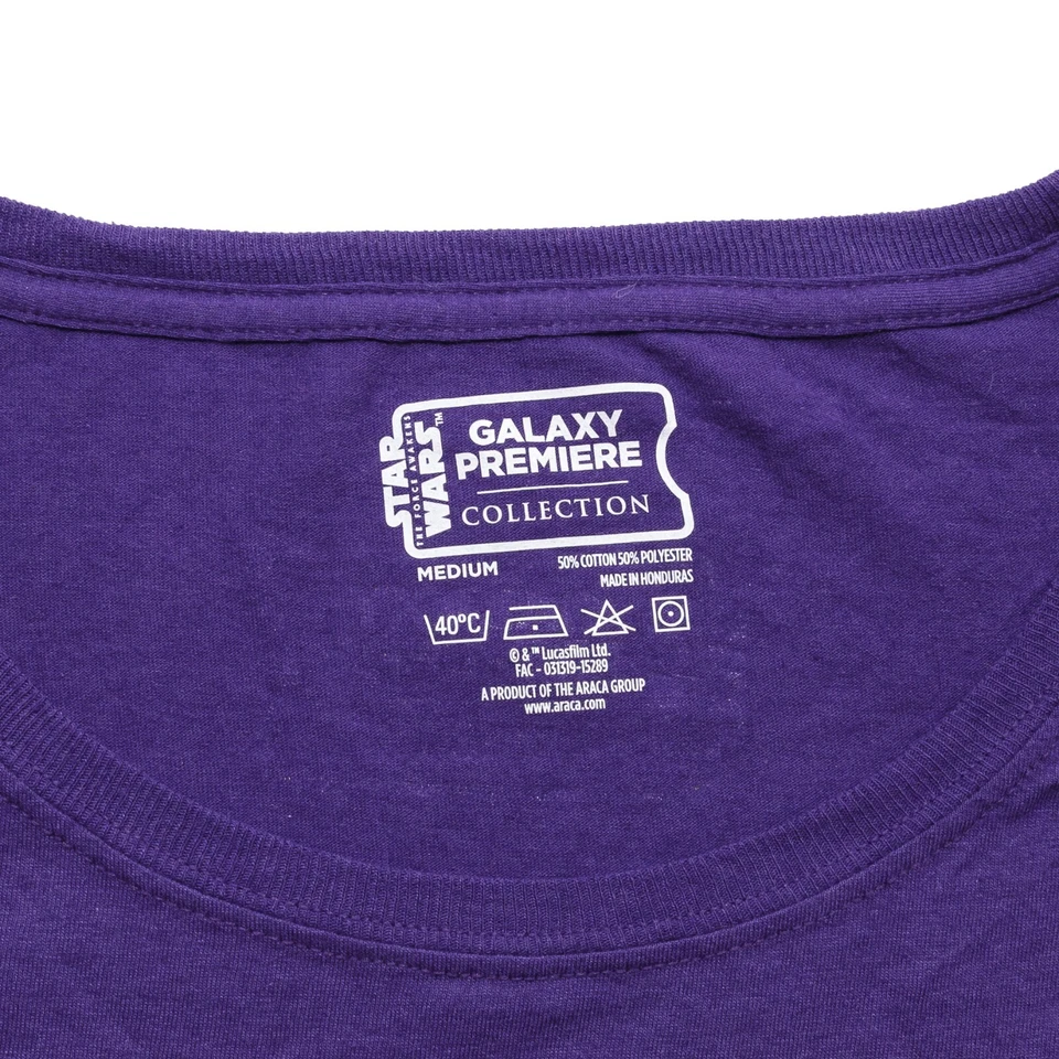 Star Wars The Force Awakens T-Shirt Woman Medium Purple Galaxy Premiere 2015 - Изображение 3 из 4