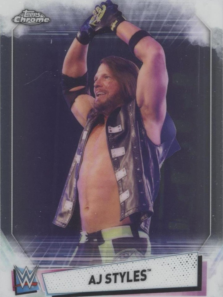 2021 Topps Chrome WWE - AJ Styles #1 - 1 of 1