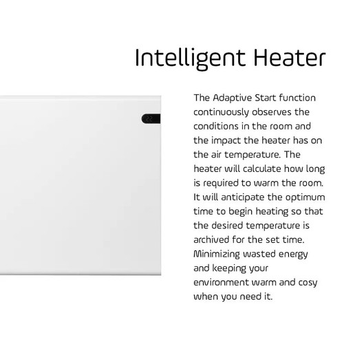 Adax Neo Portable Electric Heater / Convector Radiator, Timer, Low Profile, Slim - Picture 7 of 11