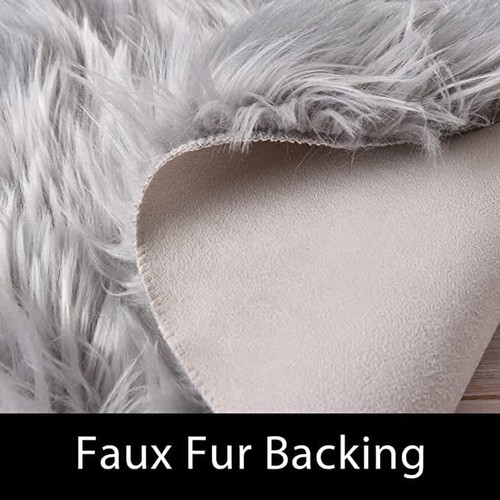 Latepis Faux Fur Sheepskin Area Rugs Soft Shaggy Carpet for Living Room Bedroom - Picture 139 of 219