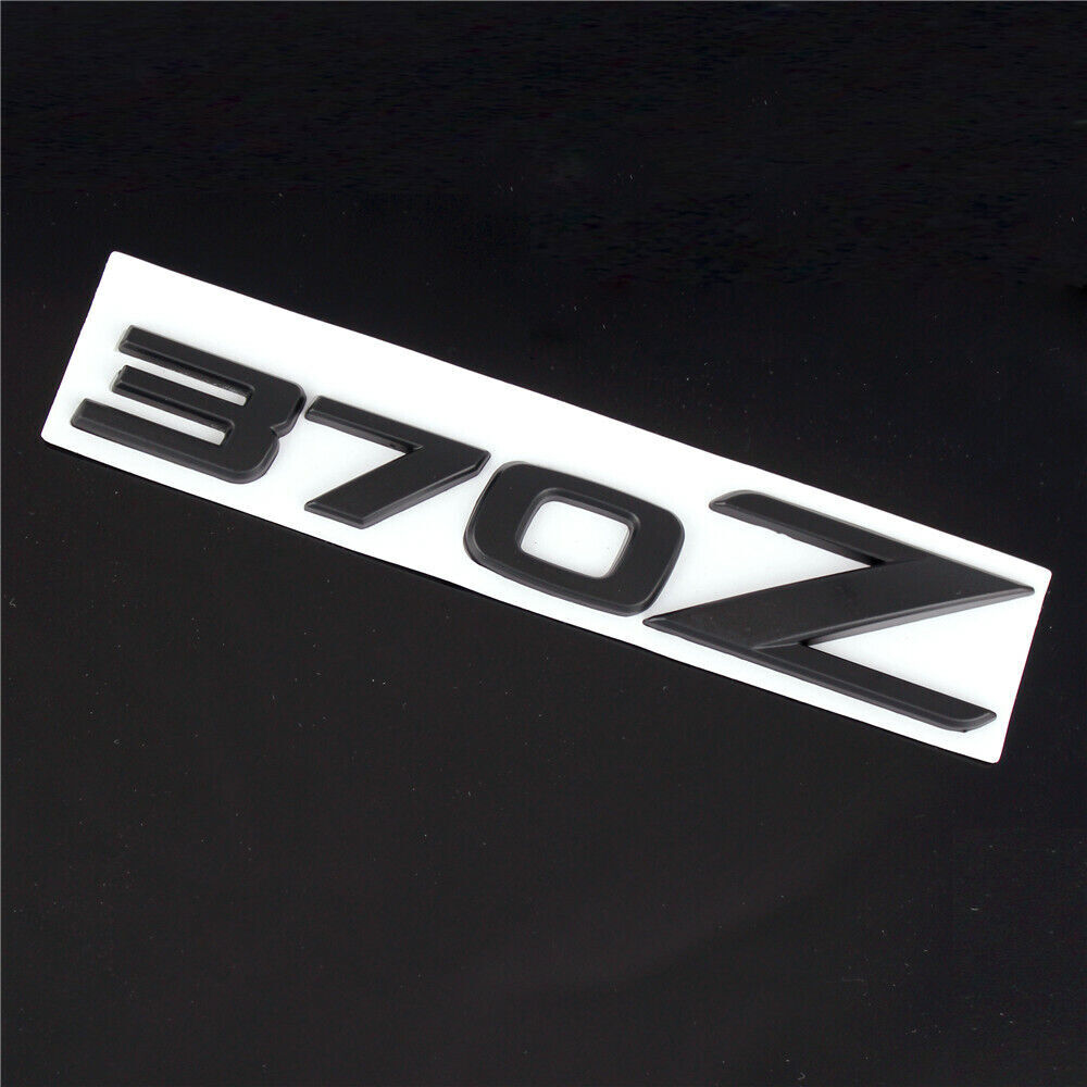 370Z Fairlady Z Z34 3D Black 370 Z Logo Car Door Trunk Lid