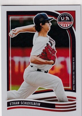 2024 USA BASEBALL RC ETHAN SCHIEFELBEIN STARS AND STRIPES ROOKIE AA-2060