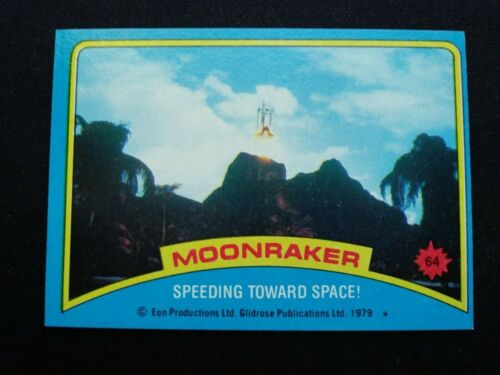Topps James Bond 1979 - Tarjeta Moonraker # 64 ¡Velocidad hacia el espacio! (EX) - Imagen 1 de 3