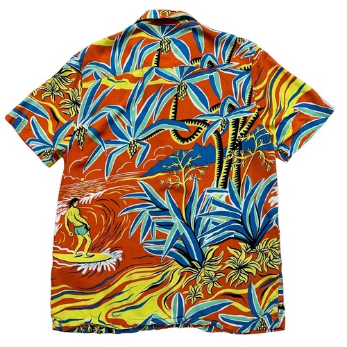 Topman Camicia Uomo Taglia M Hawaiana Floreale Stampa Surf Viscosa Elasticizzata Multicolore - Foto 2 di 5