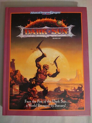 Dungeons and Dragons Hardcover Reprint of Dark Sun Campaign Setting 