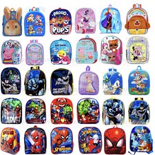Image of Kids Boys Girls Backpack Back To School Bags Character Backpacks Licensed Bag