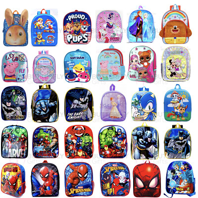 Kinder Jungen Mädchen Rucksack Schulranzen Figur Rucksäcke Lizenztasche