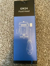 Neewer GM24 Fluid Head Pan Tilt Head with Quick Release Plate and Handle