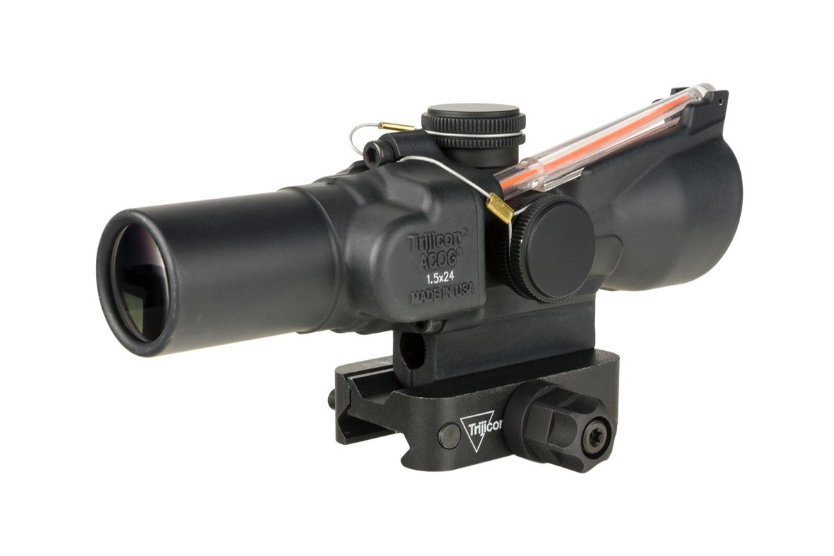 Trijicon ACOG 1.5x24 Red Crosshair Riflescope w/Q-LOC Mount