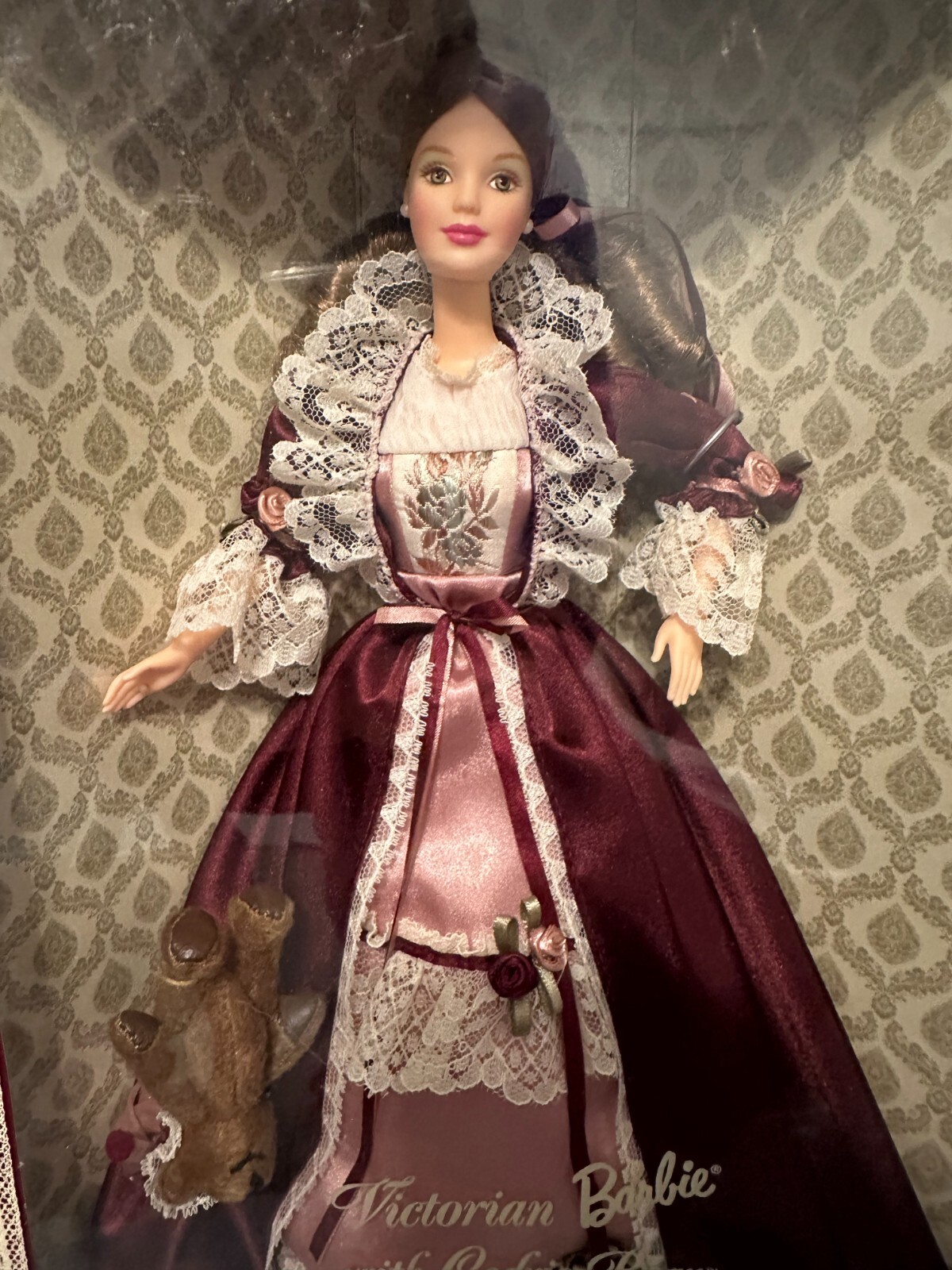 Victorian Barbie with Cedric Bear Collector Edition Doll 1999 Mattel #25526