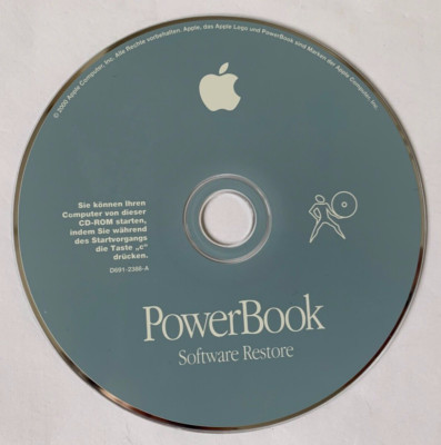 2000 :  Apple Computer CD-Rom    PowerBook Software Restore