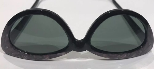 Sunglasses Women Cat Eye Black/Purple Multi Design Sunvista Taiwan 143mm X 45mm - Picture 5 of 8