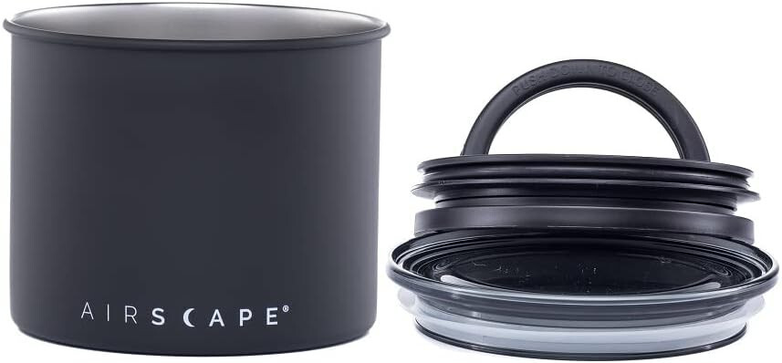 Airscape Stainless Steel Coffee Canister Food Storage Container Patented