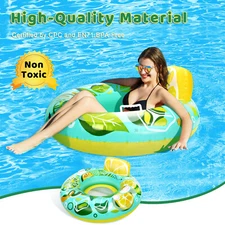 Inflatable River Float Tube Swimming Pool Seats Water Floating Chair Raft 42inch
