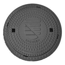 HYDROTEC Gully Kanaldeckel Schachtabdeckung Motiv Länderwappen Sachsen B125