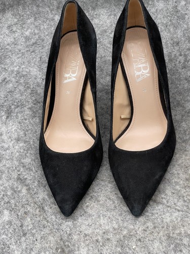 Zara Women’s Pumps Metal Spike High Heels Pointed Toe Stiletto Heels Size 38 7 - Picture 3 of 12