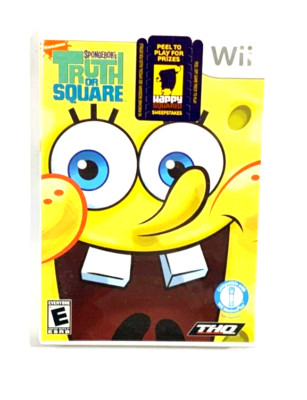 SpongeBob's Truth or Square - Nintendo Wii - Case Only/No Game