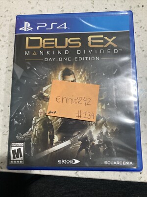 Deus Ex Mankind Divided PS4 Game Free Shipping Brand New Sealed