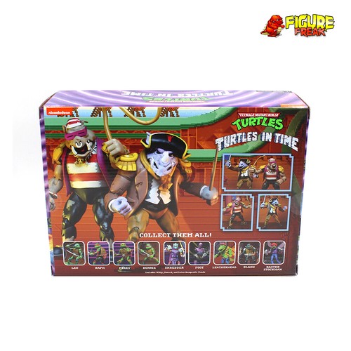 NECA Teenage Mutant Ninja Turtles in Time 7" Pirate Bebop & Rocksteady (NM Box) - Picture 2 of 3