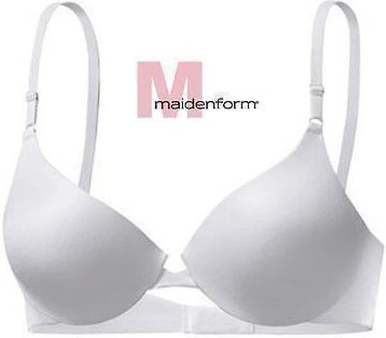 NEU WEISS ! LUXUS KOMFORT BH SOFTSCHALEN NAHTLOS 75 80 D MAIDENFORM *483429 - Bild 2 von 4