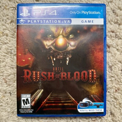 Until Dawn: Rush of Blood Playstation 4 PS4 PREOWNED COMPLETE CIB