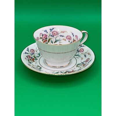 Footed Demitasse Cup & Saucer Set Veronica by Noritake made in Japan