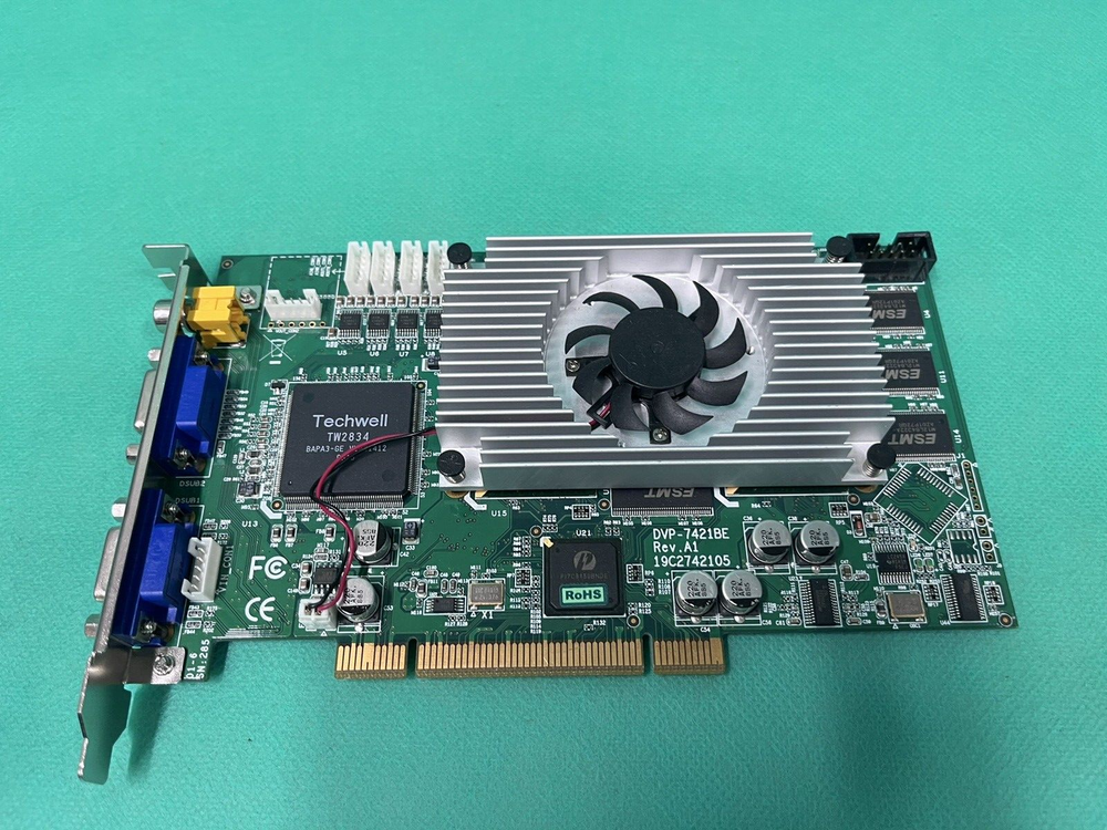 Advantech DVP-7421BE REV.A1 4-Channel Video Capture Card for Surveillance