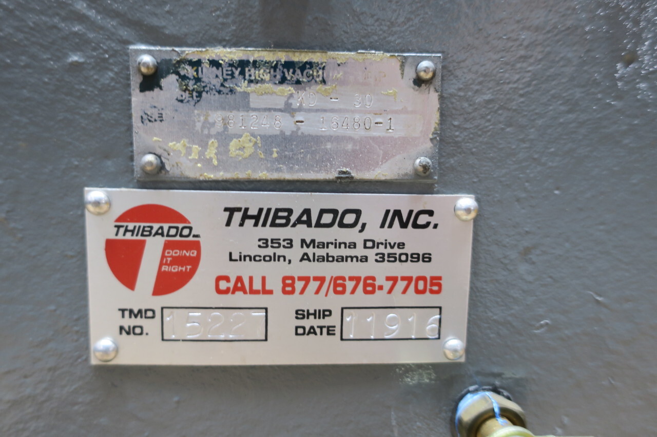 Kinney KD30 Oil Sealed Singlestage Rotary Piston Vacuum Pump 33cfm 1