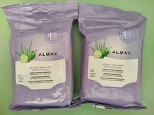 Almay Oil Free Makeup Remover Towelettes 25 Count - 2 Packs