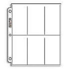 10 - 6 POCKET COLLECTOR PAGES ARCHIVAL SAFE BRAND NEW FREE SHIPPING