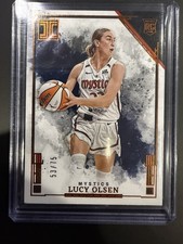 2025 Panini Impeccable Lucy Olsen RC Rookie /75 #39 Mystics