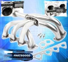 For 90 91 Acura Integra DA6 LS RS GS B18 Stainless Steel Header Manifold Exhaust