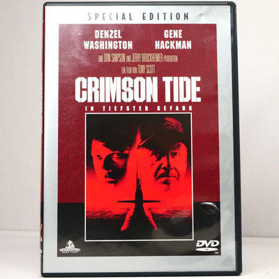 Crimson Tide DVD Tony Scott Gene Hackman Denzel Washington