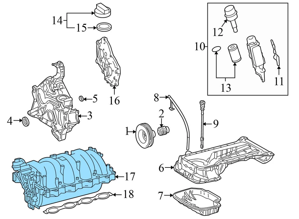 Mercedes-Benz SL550 2007-2012 - Colector de admisión 2731400701 Foto 4 de 4