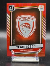 2024-25 Panini Donruss Euroleague Team Logos Olympiacos #17 Red Laser /75