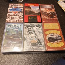 6x VHS Steam Railway Train Videos - Job Lot / Collection #13
