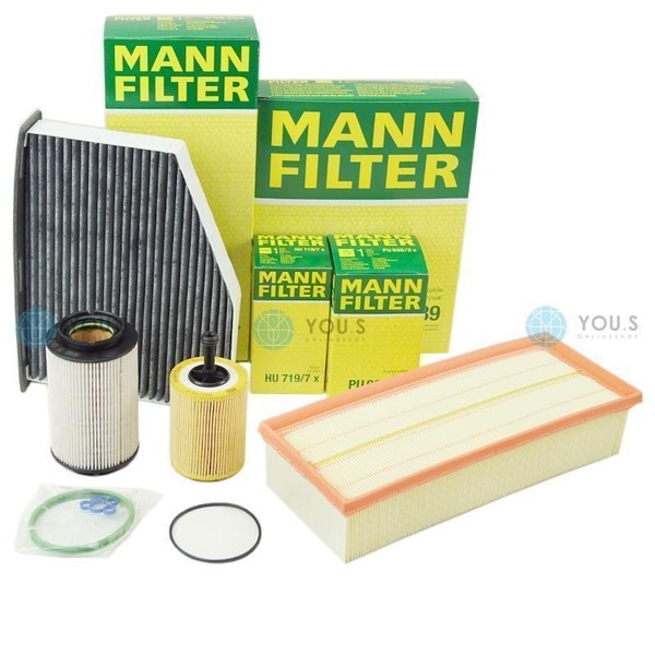 Mann Inspektionssatz Filterset Filterpaket FüR VW Touran (1T_) 1.9 / 2.0 TDI-image