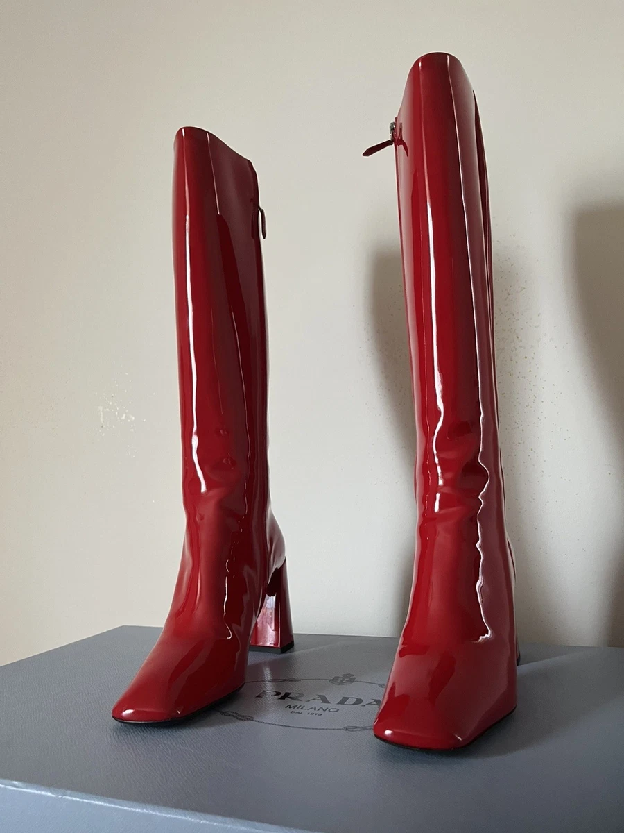 PRADA Patent Leather Boots for Women for sale - eBay