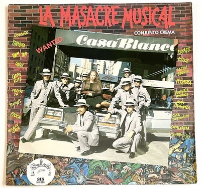 Conjunto Crema    La Masacre Musical - Vinyl Salsa 1982 EX