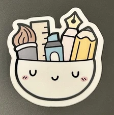 NEW The Coffee Monsterz Co. Planner Supplies Vinyl Sticker TCMC