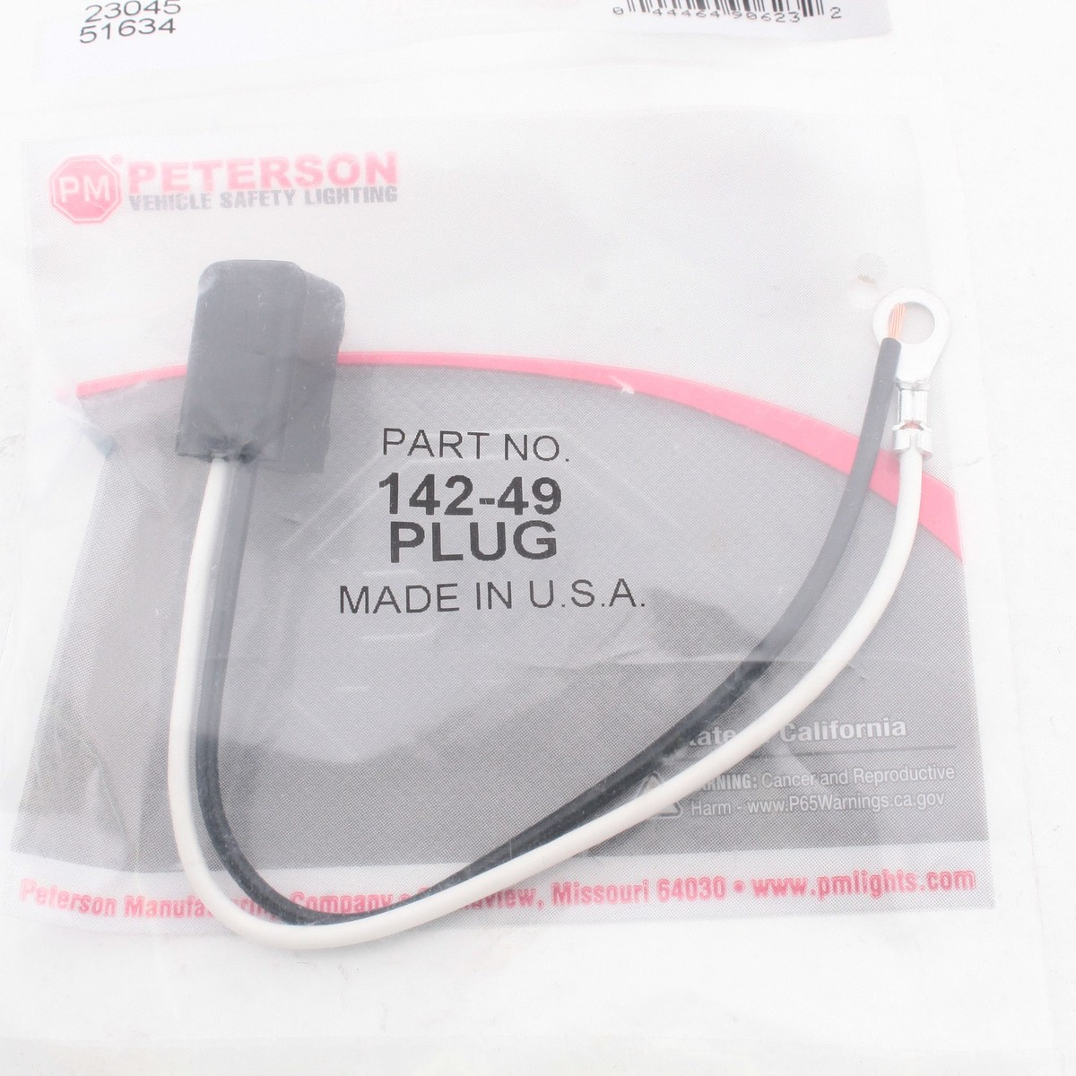 Peterson Manufacturing - 142-49 - Plug for Clearance/Side Marker