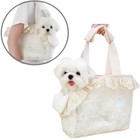 Dog Carrier for Small Dogs Rabbit cat with Lace Design  Soft Sided, Collapsible
