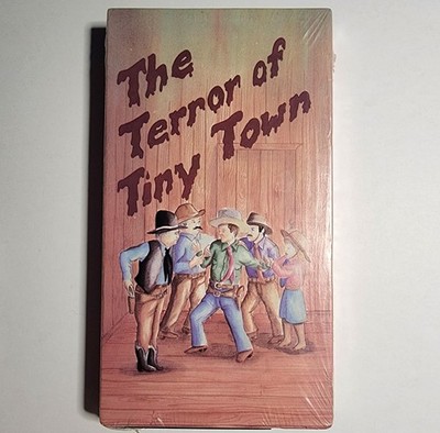 Sealed VHS BETA The Terror of Tiny Town 1938 Cult Western Musical Movie Rare