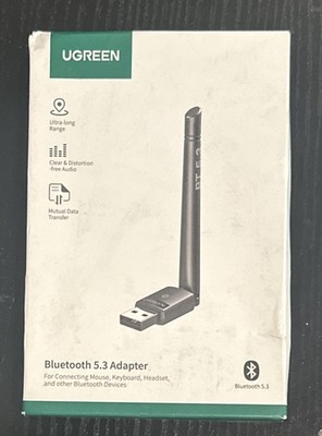 NIB UGREEN Bluetooth 5.3 USB Adapter for PC, Plug & Play Free Shipping